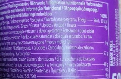 Fruit punch - Informations nutritionnelles - fr
