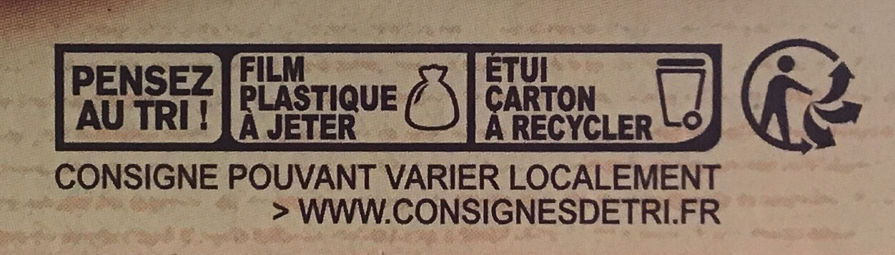 Sablé de Retz - Instruction de recyclage et/ou informations d'emballage - fr