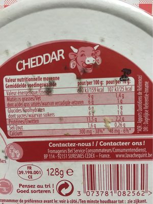 Laughing Cow Cheddar - 3