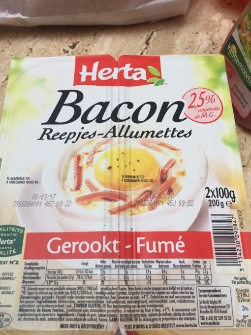 Bacon Allumettes - Produit - fr