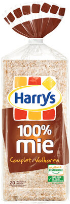 Harrys pain de mie 100% mie complet sans croute 500g - Produit - fr