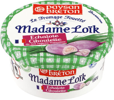 Paysan Breton - Le Fromage Fouetté Madame Loïk - Echalote Ciboulette - Produit - fr