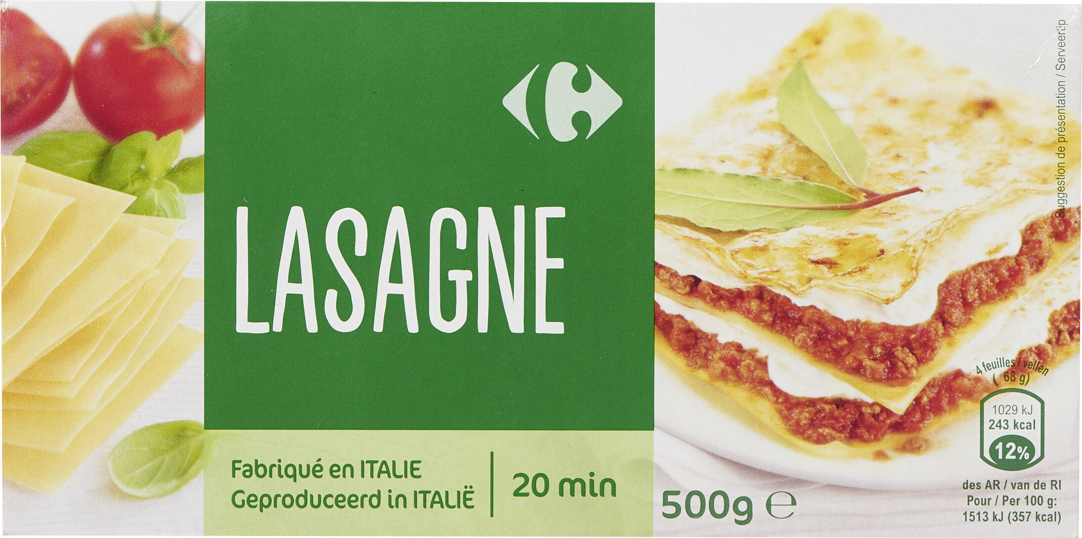 Lasagne - Produit - fr