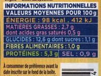 Paella royale - Volaille - Fruits de mer & Chorizo - Informations nutritionnelles - fr
