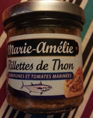 Rillettes de Thon Aubergines et Tomates Marinées - Produit - fr