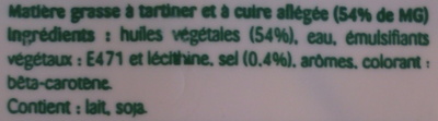 St Hubert Oméga 3 - matière grasse à tartiner - Ingrédients - fr