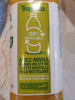 Tropicana 100% oranges pressées avec pulpe 1 L - Instruction de recyclage et/ou informations d'emballage - fr