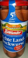 Echte Land-Bockwurst - Produit - fr
