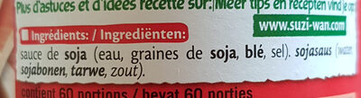 Sauce soja - Ingrédients - fr