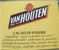 L'Original - Cacao en poudre non sucré - Ingrédients - fr