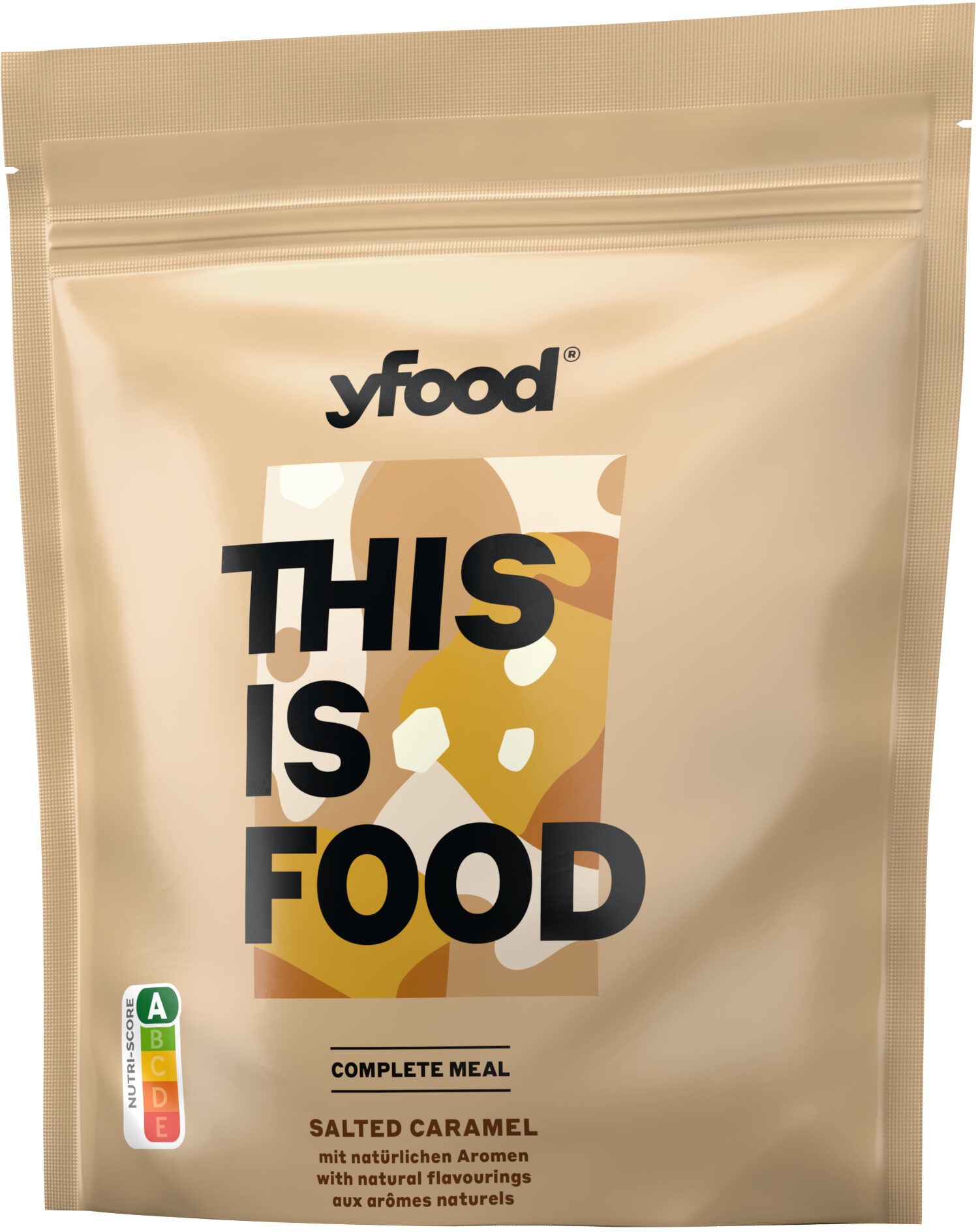 yfood Classic Pulver Salted Caramel - Instruction de recyclage et/ou informations d'emballage - fr
