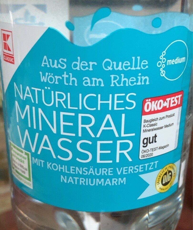Natürliches Mineralwasser - Produit - de