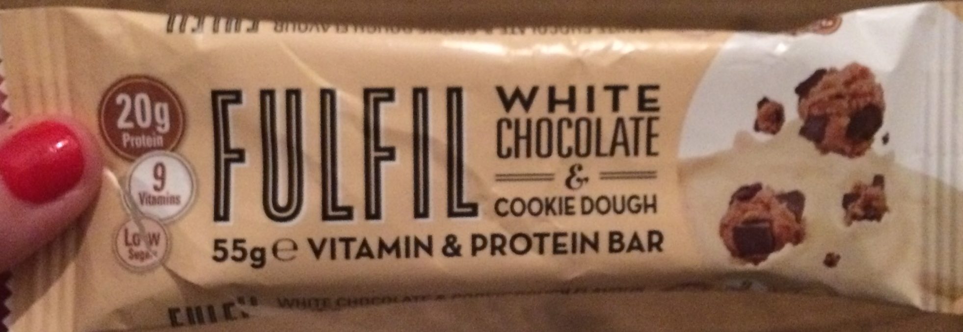 White Chocolate & Cookie Dough Vitamin & Protein Bar - Produit - fr