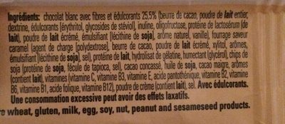 White Chocolate & Cookie Dough Vitamin & Protein Bar - Ingrédients - fr
