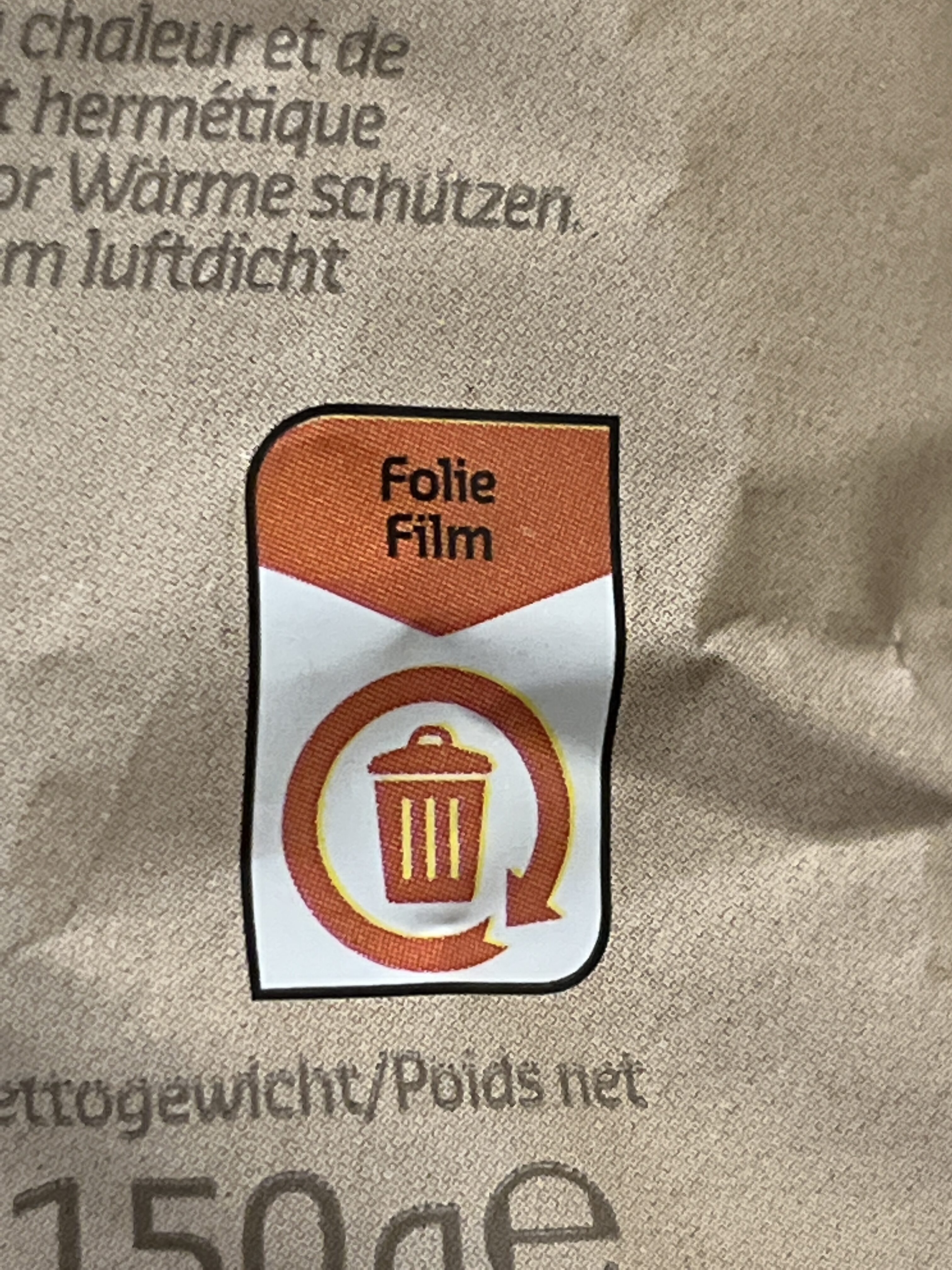 Chips cuites à la main - Instruction de recyclage et/ou informations d'emballage - fr