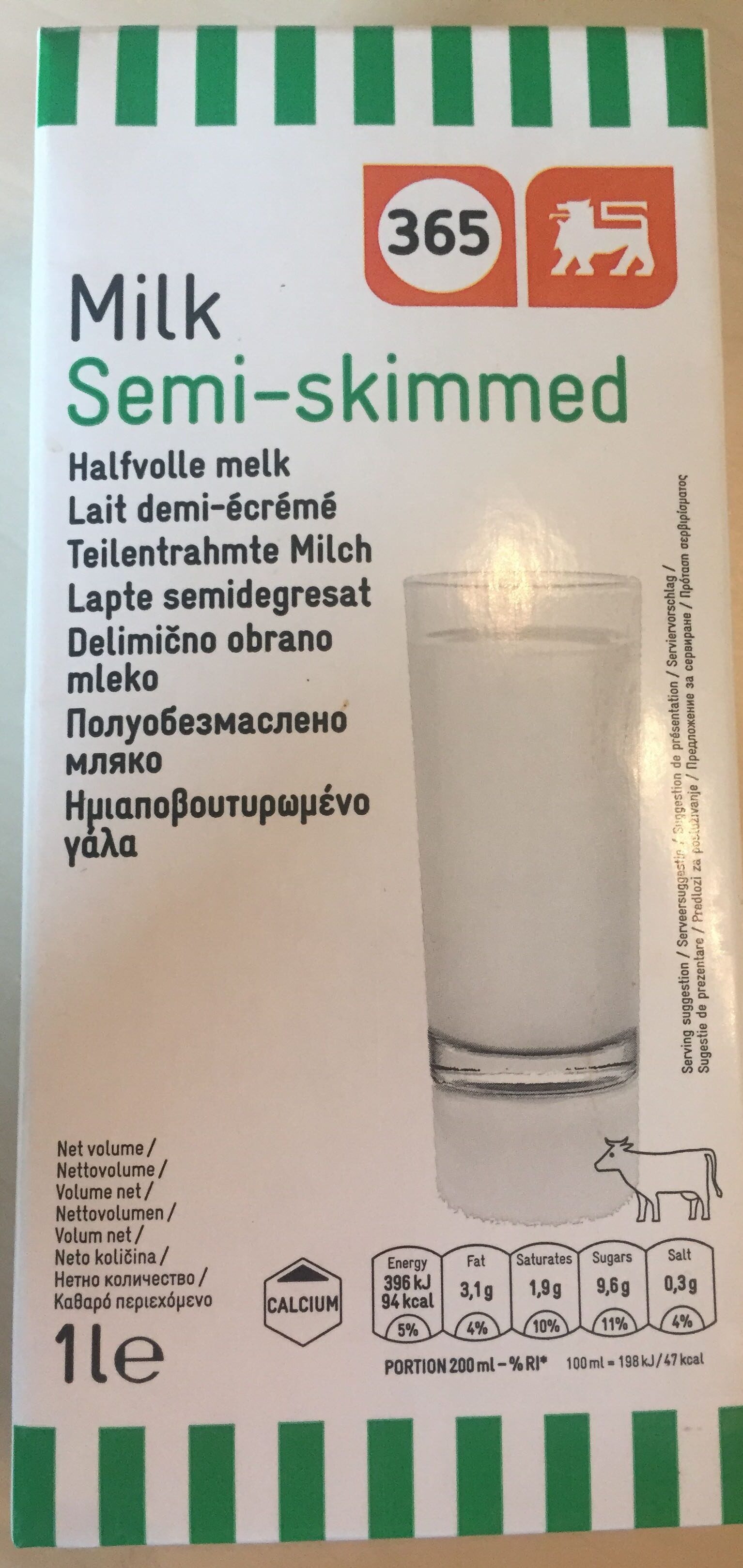 Halfvolle melk - Produit - fr