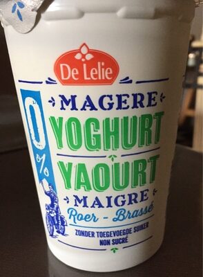 De Lelie magere yoghurt roer - yaourt maigre brassé - Produit