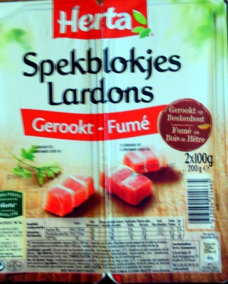 Spekblokjes Gerookt - Lardons Fumés - Produit - nl