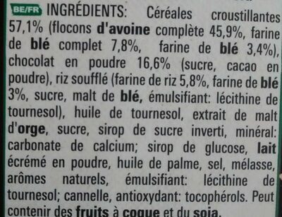 Chocapic Muesli - Ingrédients - fr
