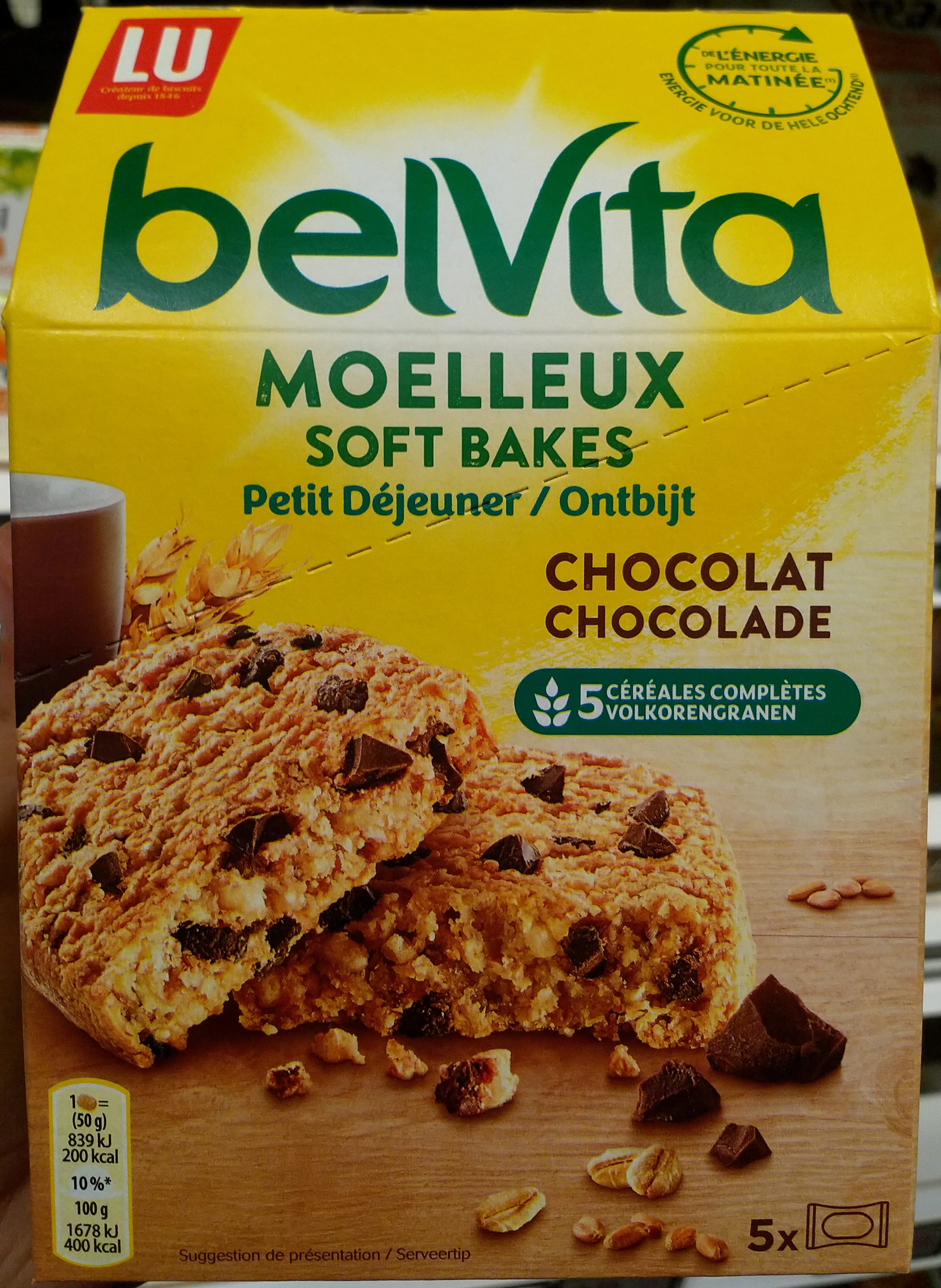 Biscuit aux céréales et pépites de chocolat - Produit - fr