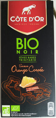 Chocolat noir saveur orange bio - Produit - fr