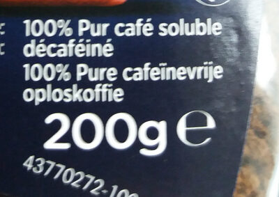 Nescafe decaf - Ingrédients - fr