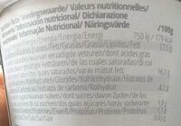 Coco Start Natural - Tableau nutritionnel - fr